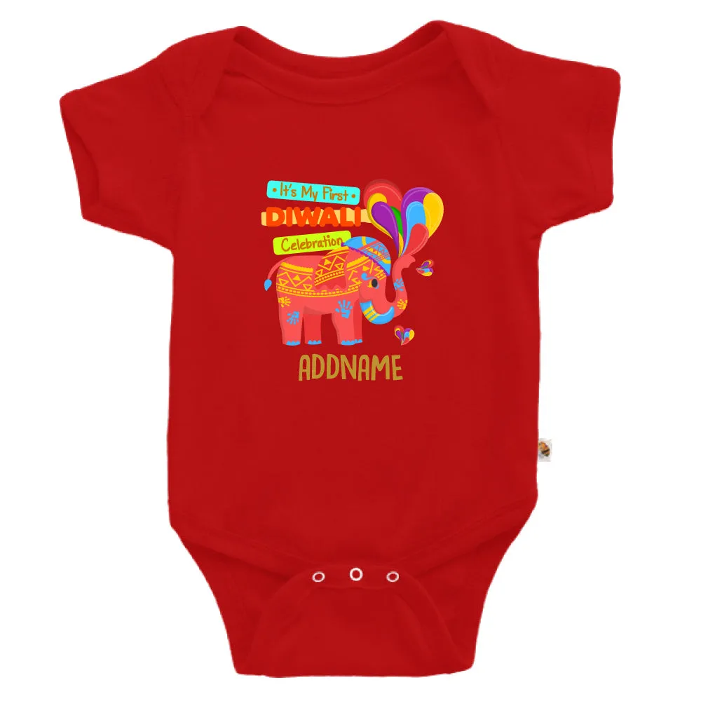 1st Diwali Red Elephant (Kids)