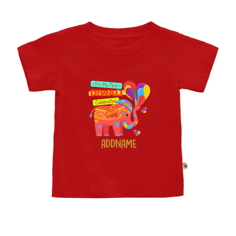 1st Diwali Red Elephant (Kids)