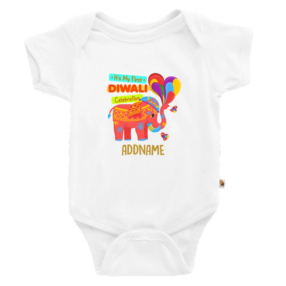 1st Diwali Red Elephant (Kids)