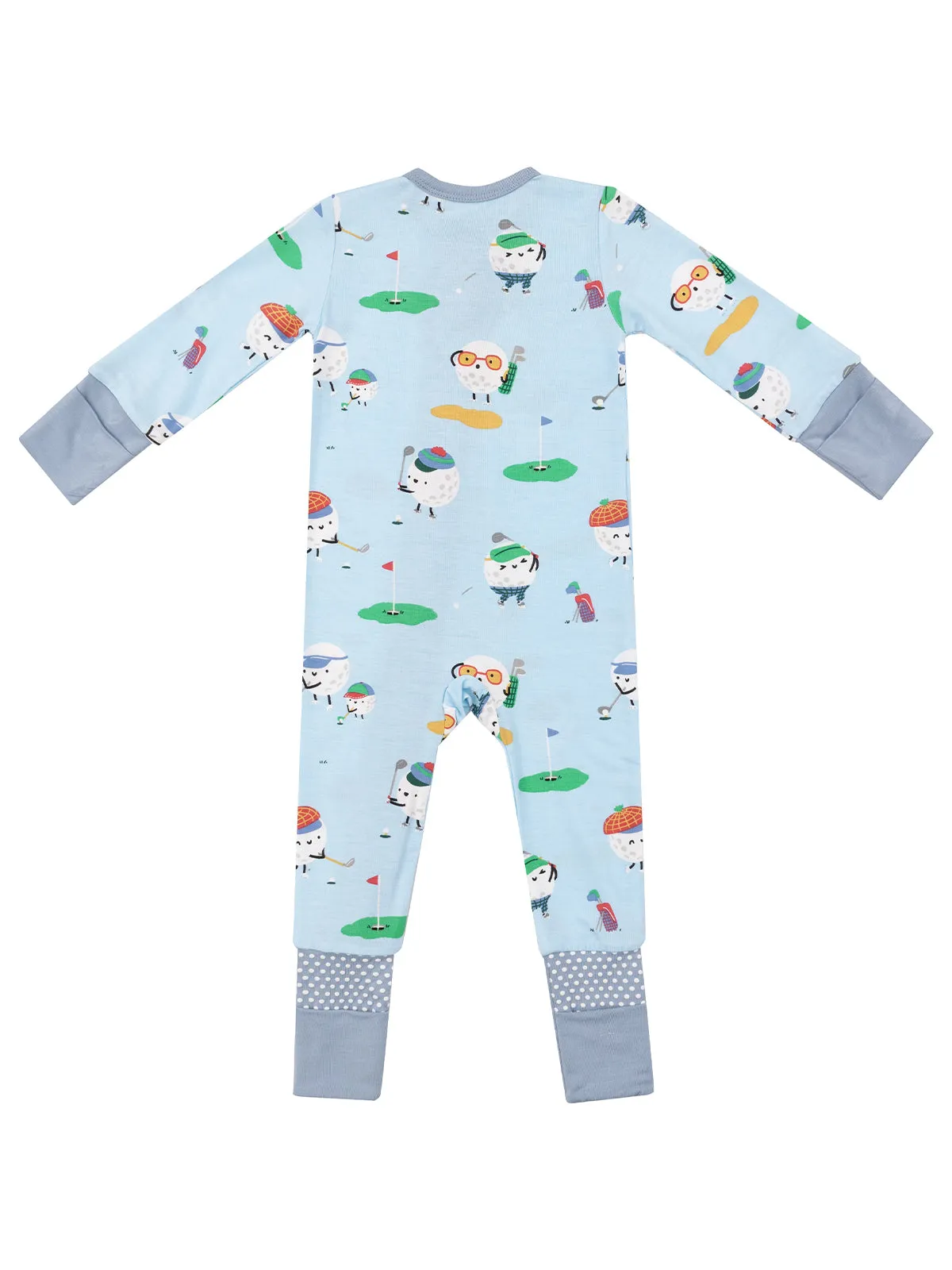 2-Way Zip Romper, Golf Club Pro