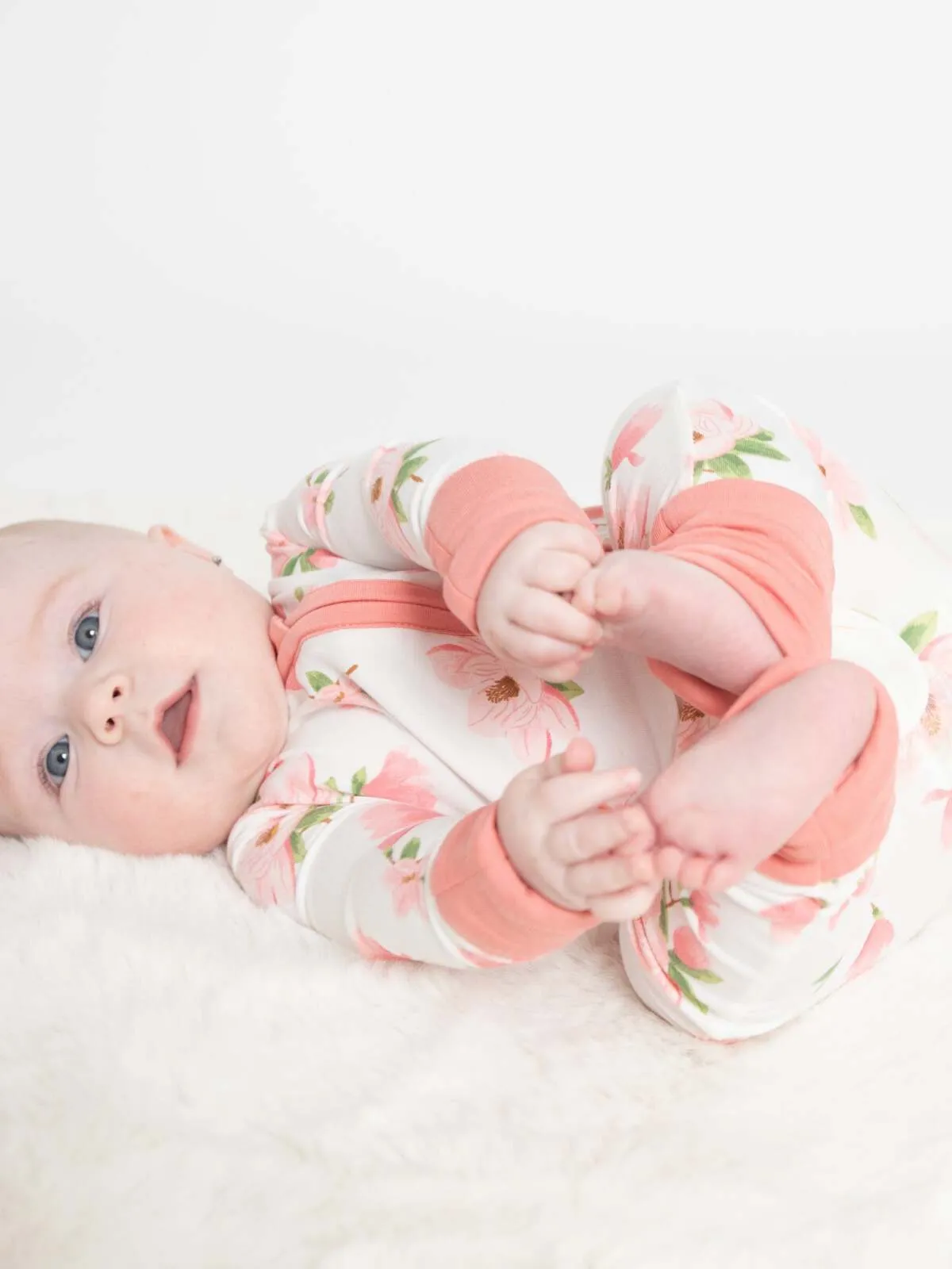 2-Way Zip Romper, Sweet Magnolias