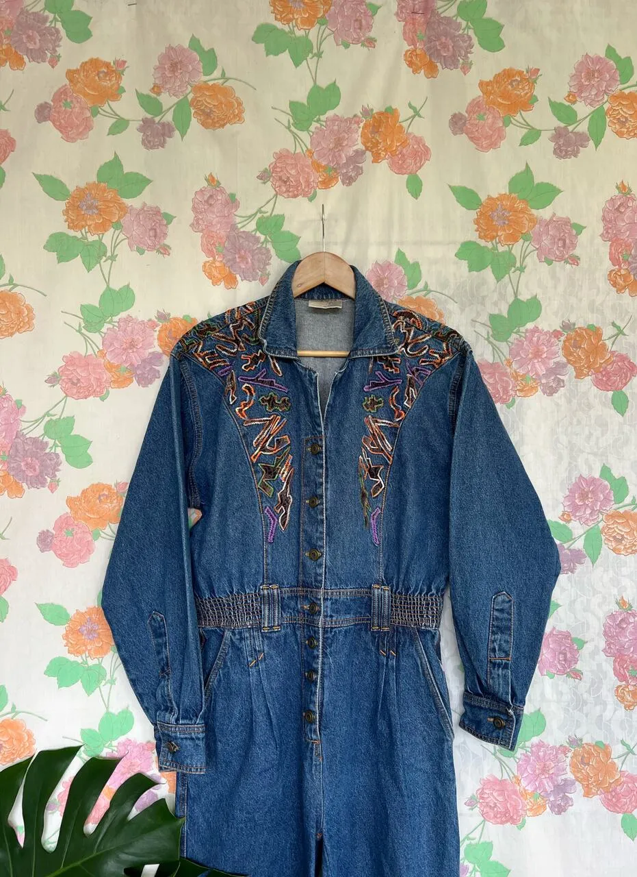 80's Hysterical Long Sleeve Overall