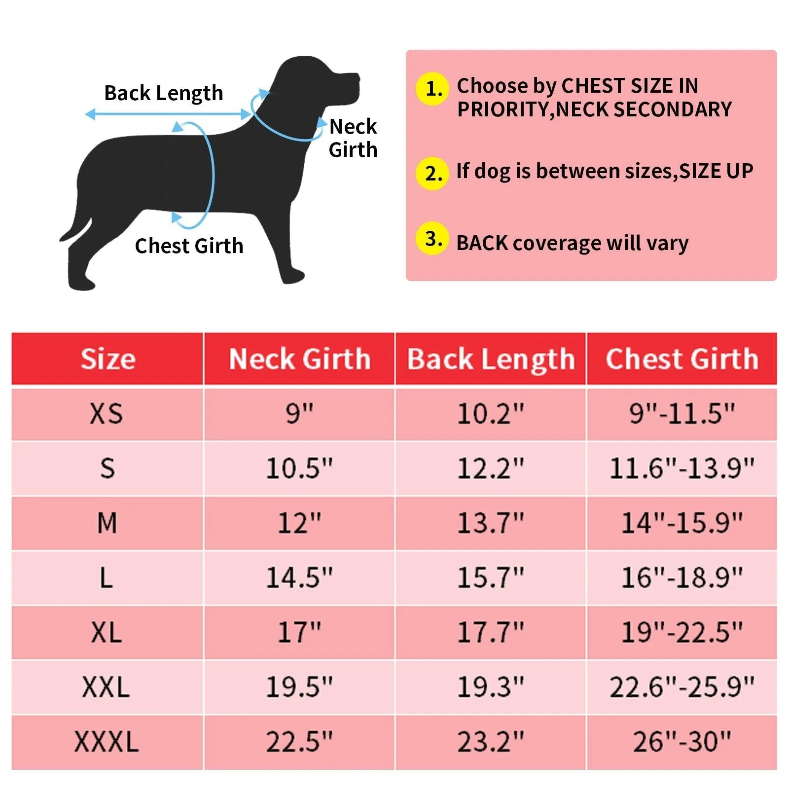 Aiitle Waterproof Cozy Dog Winter Coat Black