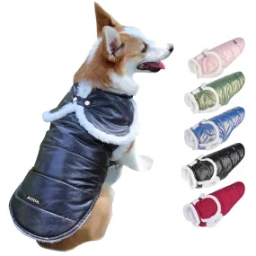 Aiitle Waterproof Cozy Dog Winter Coat Black