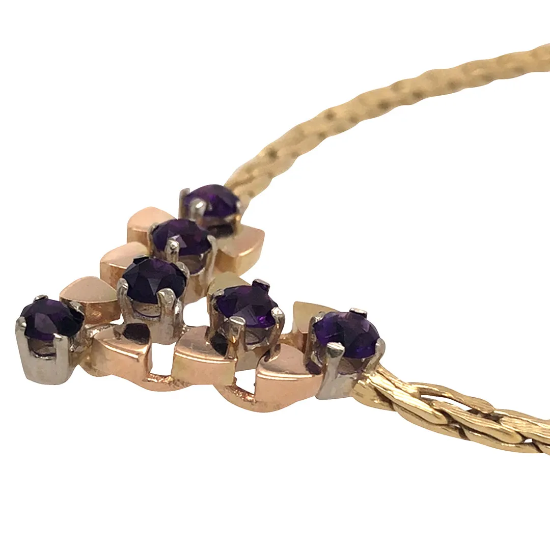 Amethyst Collar Necklace