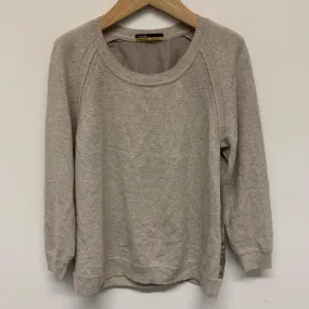 AUTOGRAPH Beige Ladies Long Sleeve Round Neck Pullover Jumper Size UK M