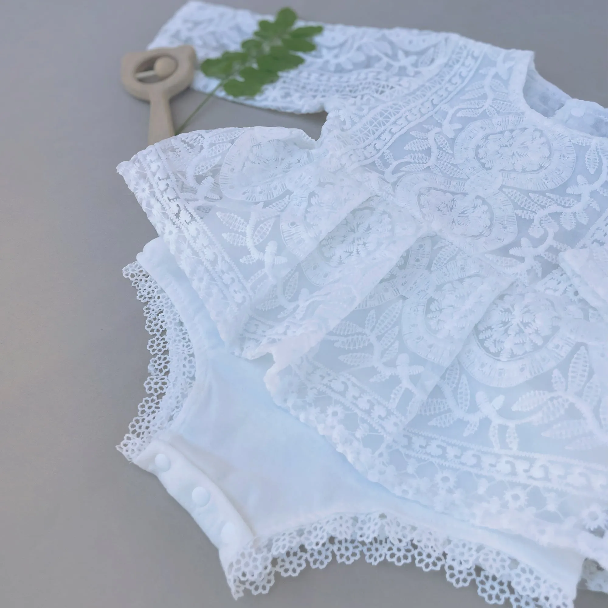 Baby Girl Lace Dress Long Sleeve, White Boho Toddler for Baptism, First Birthday Outfit Girl
