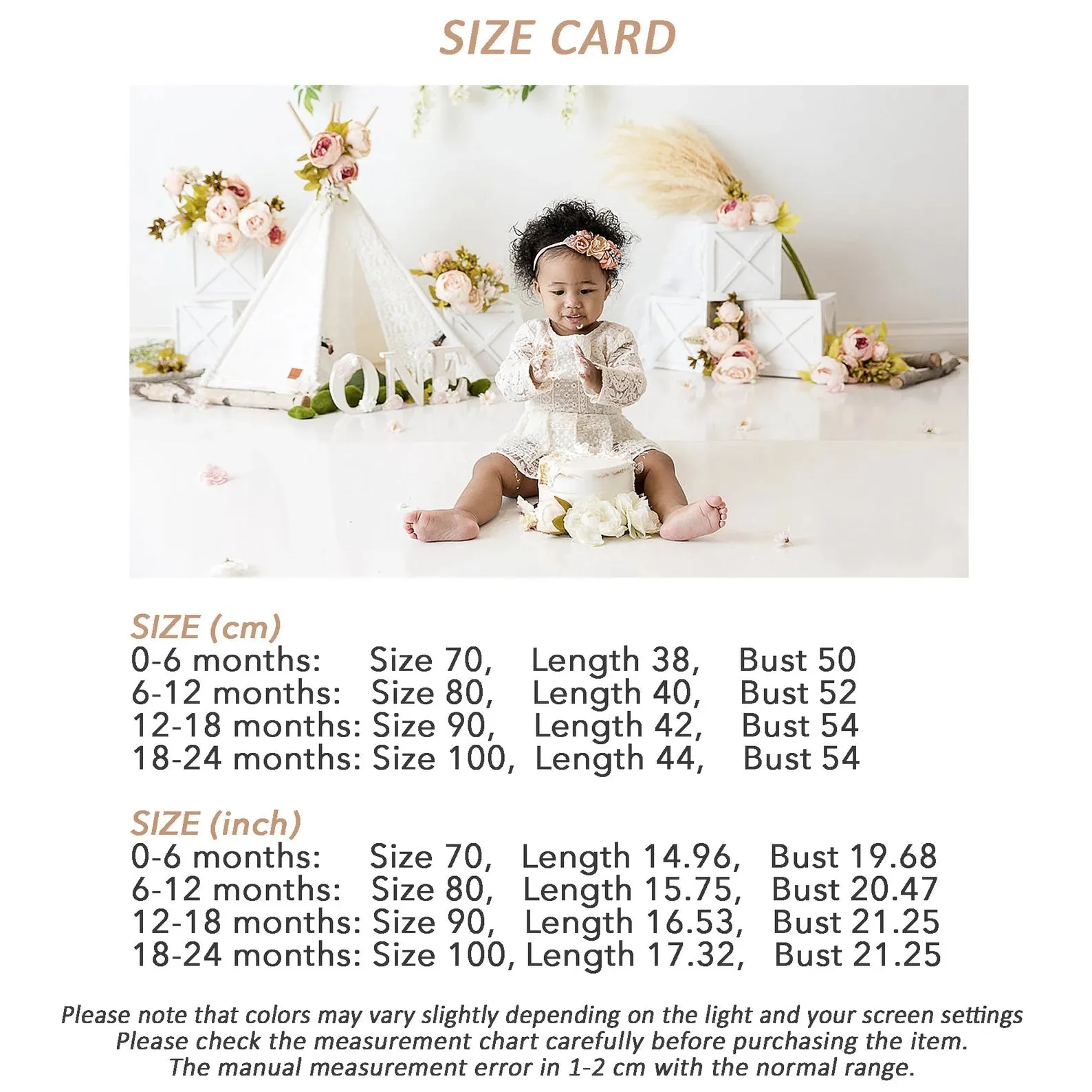 Baby Girl Lace Dress Long Sleeve, White Boho Toddler for Baptism, First Birthday Outfit Girl