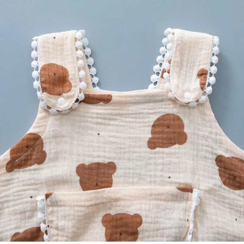Baby Romper Playsuit with Stuffed Animal