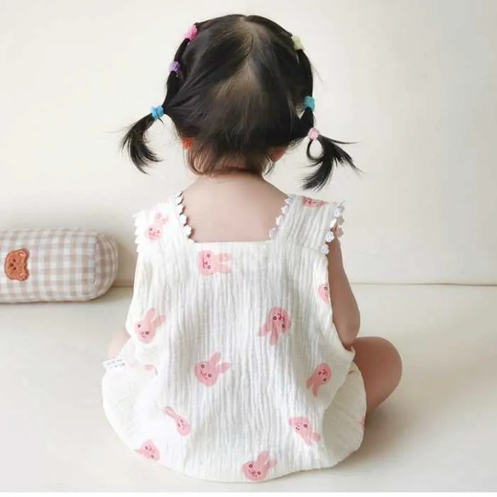 Baby Romper Playsuit with Stuffed Animal