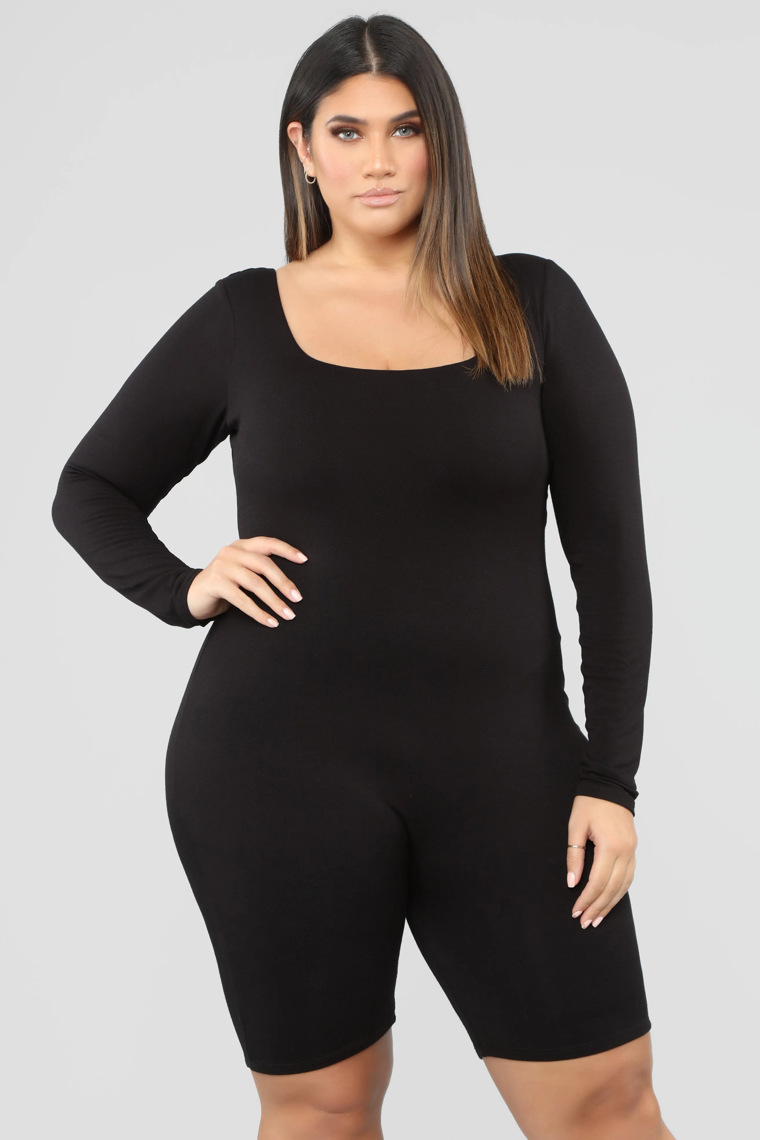 Back To The Basics Romper - Black