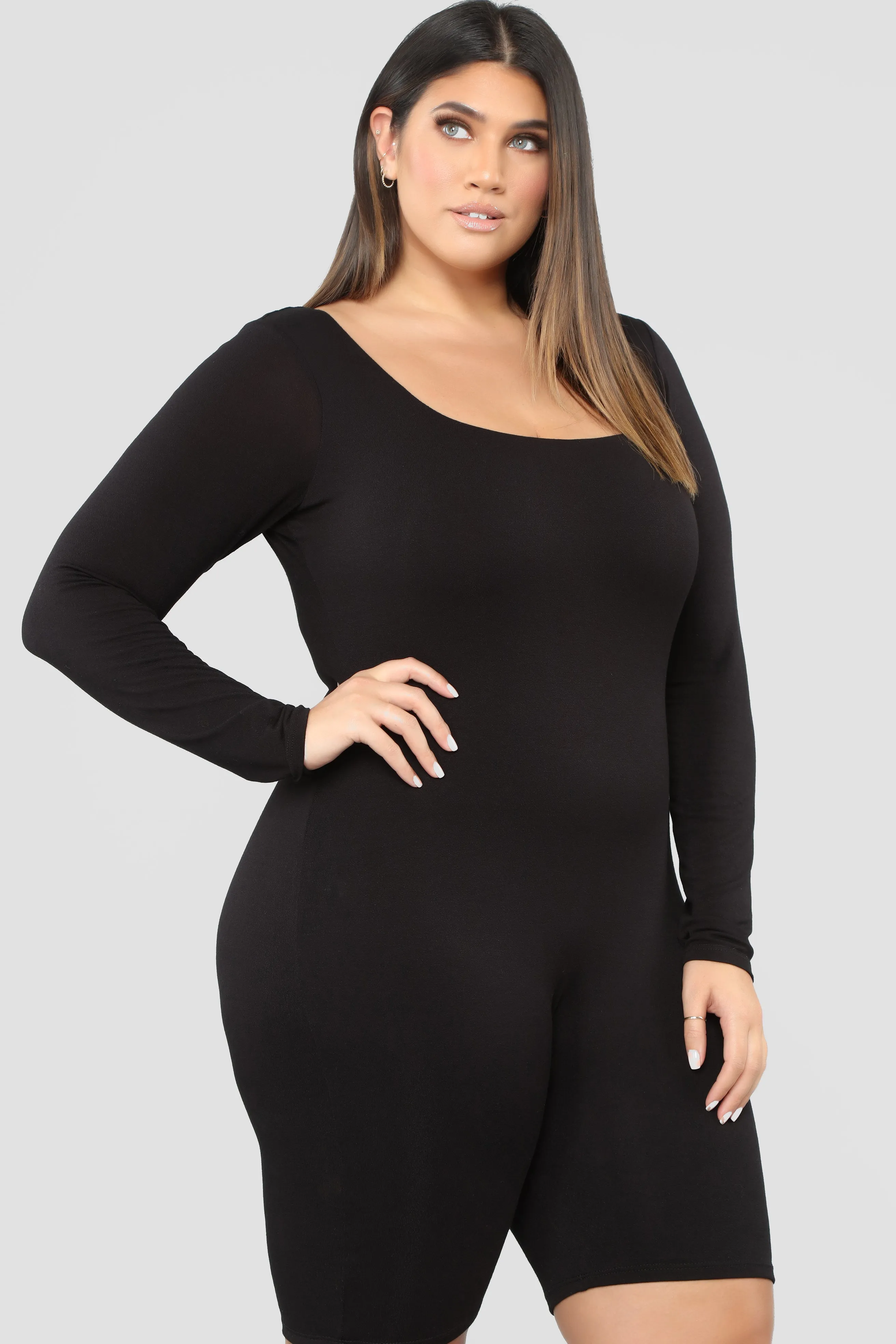 Back To The Basics Romper - Black