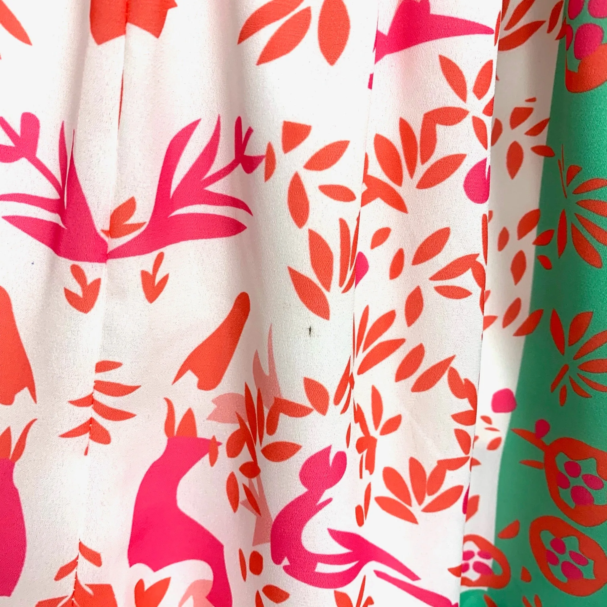 BD Collection Zipper Front Printed Romper- Size S (see notes)
