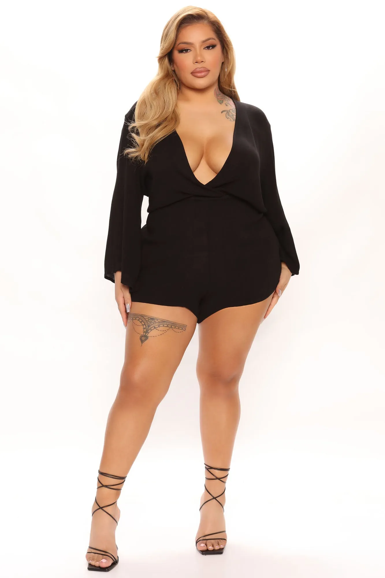 Beachy Babe Romper - Black
