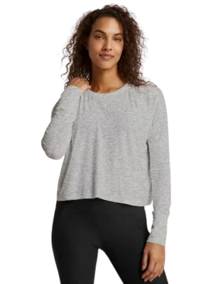 Beyond Yoga Featherweight Daydream Pullover - Silver Mist