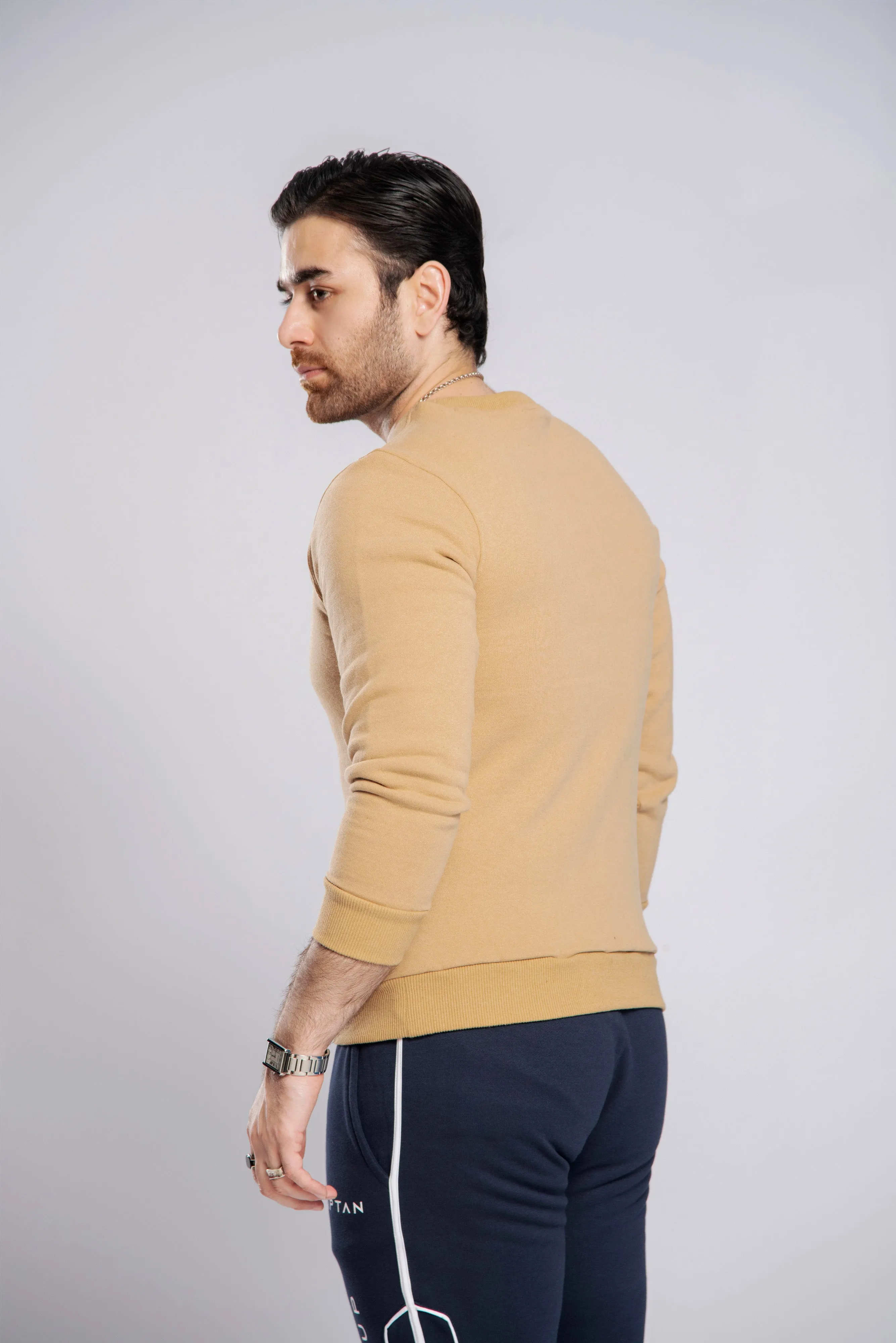 Birmingham Sweatshirt Premium Beige | Kaptan