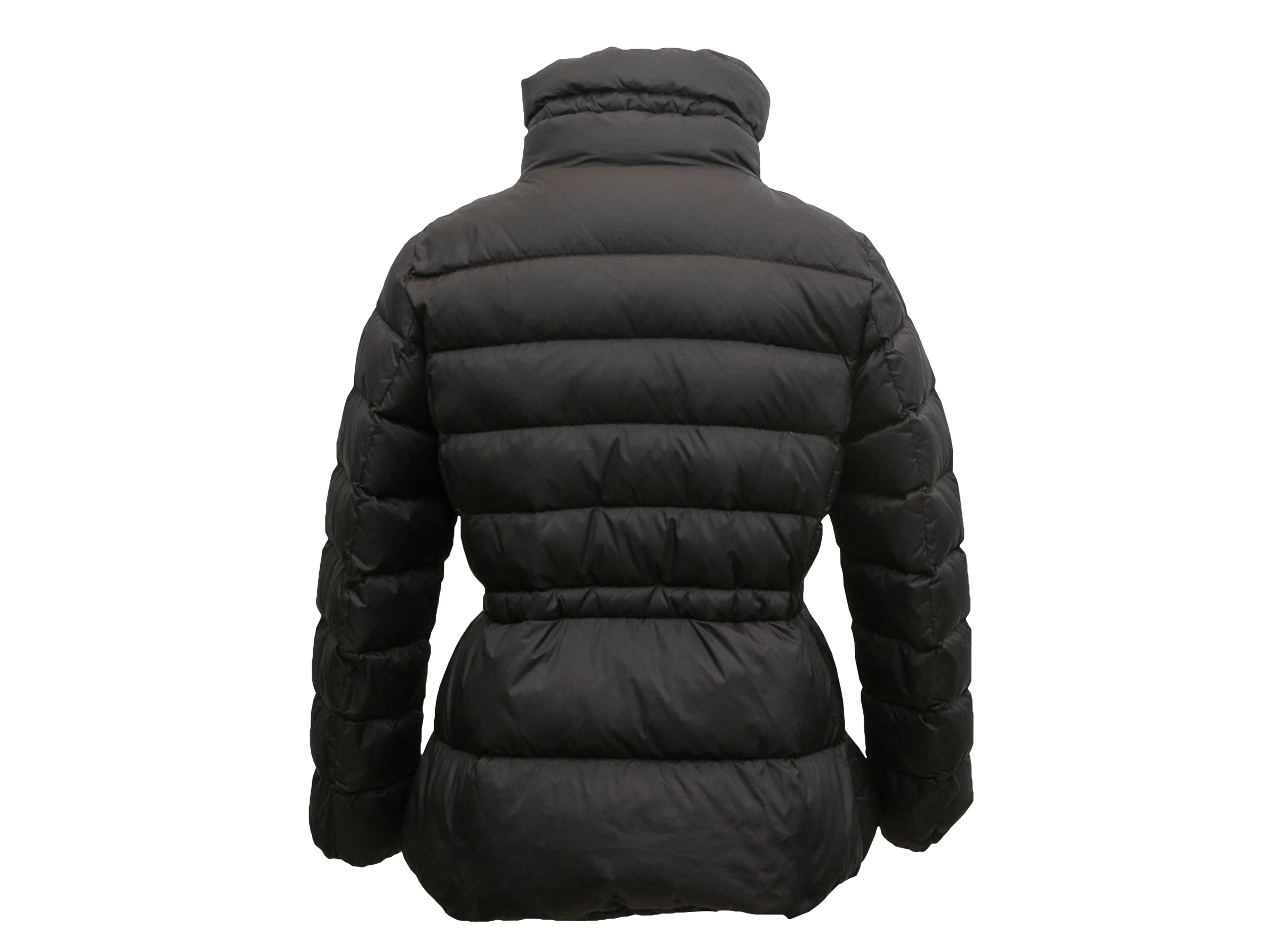 Black Moncler Marquer Down Puffer Jacket Designer Size 2