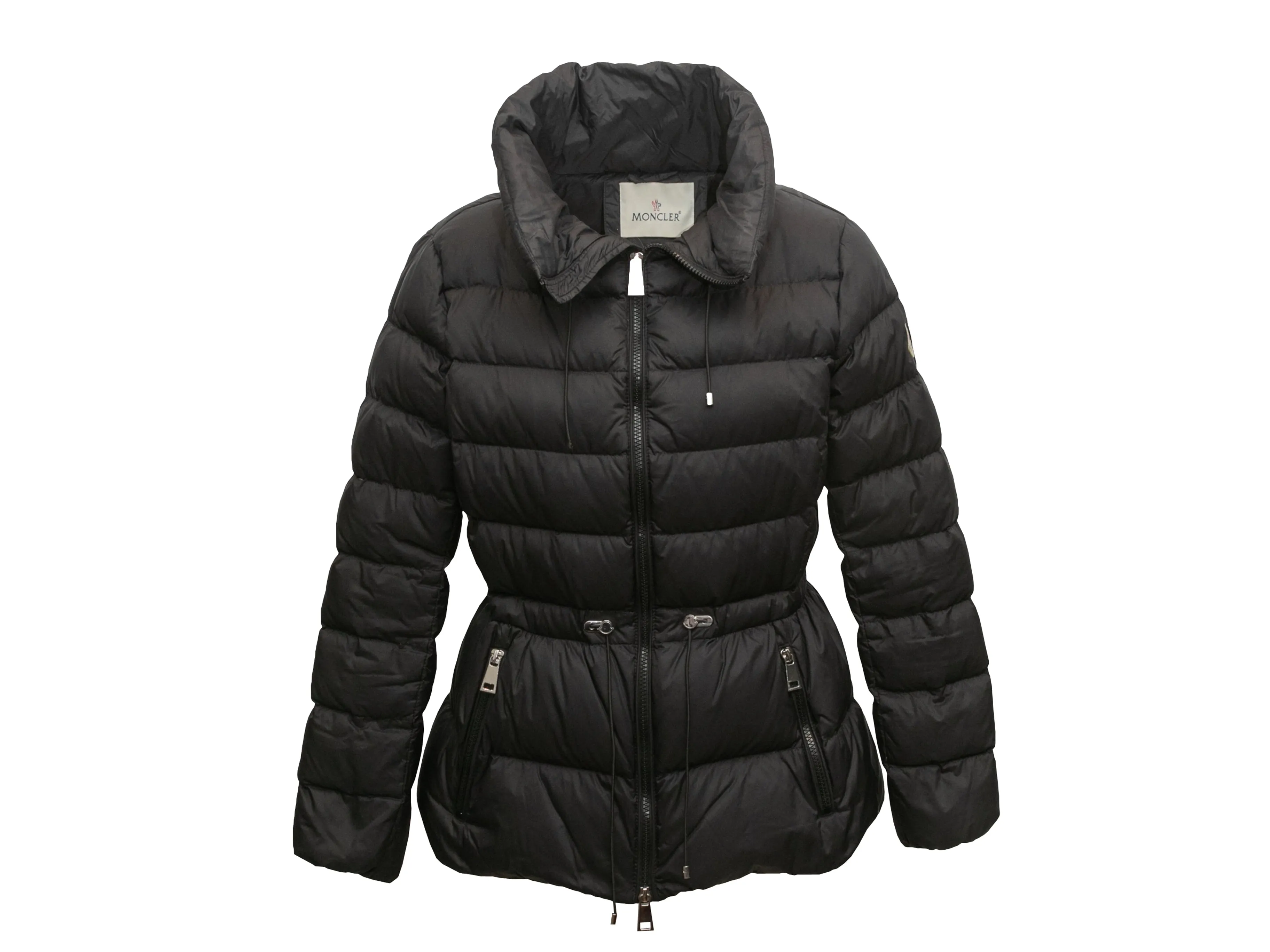Black Moncler Marquer Down Puffer Jacket Designer Size 2