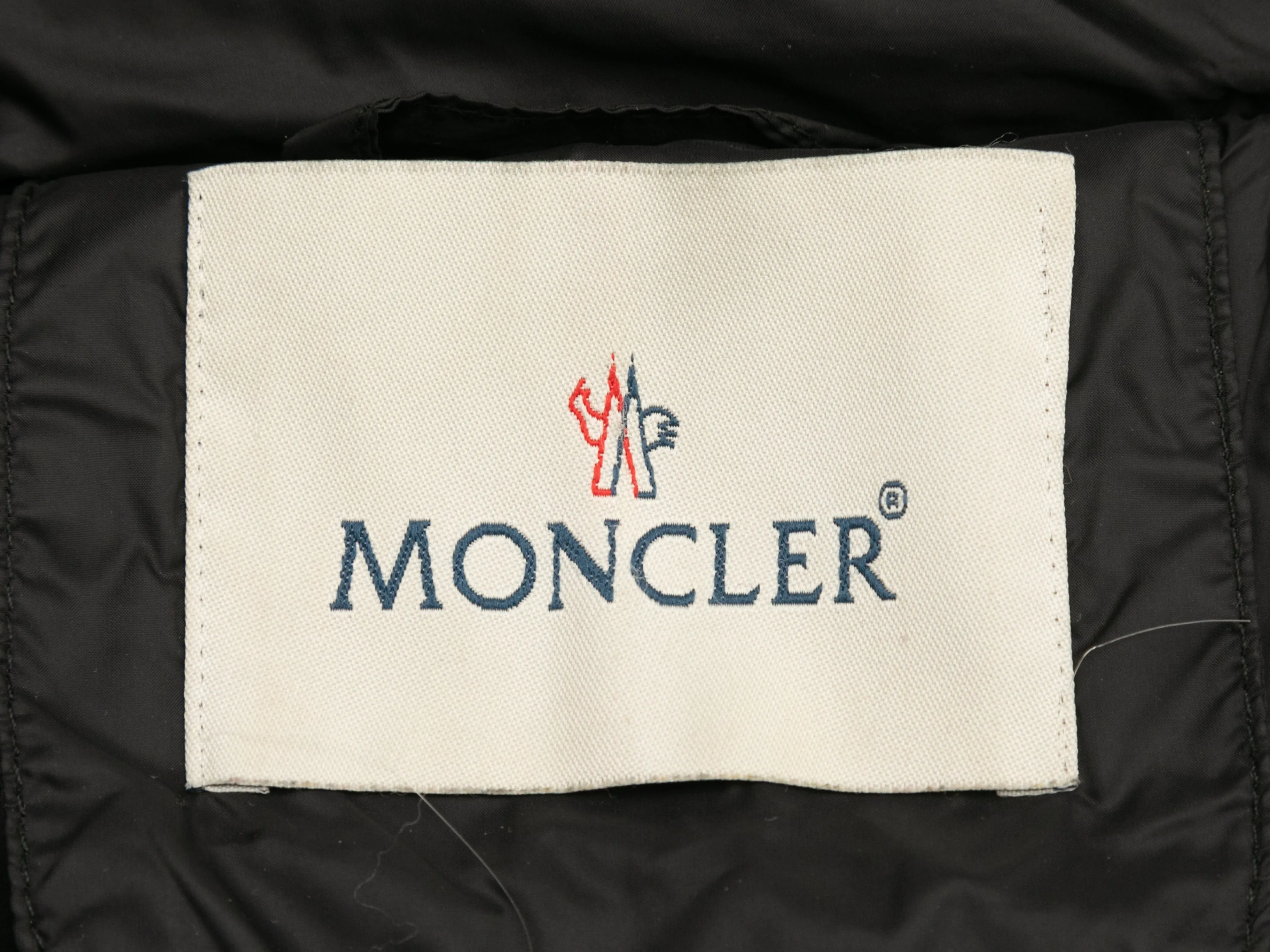 Black Moncler Marquer Down Puffer Jacket Designer Size 2