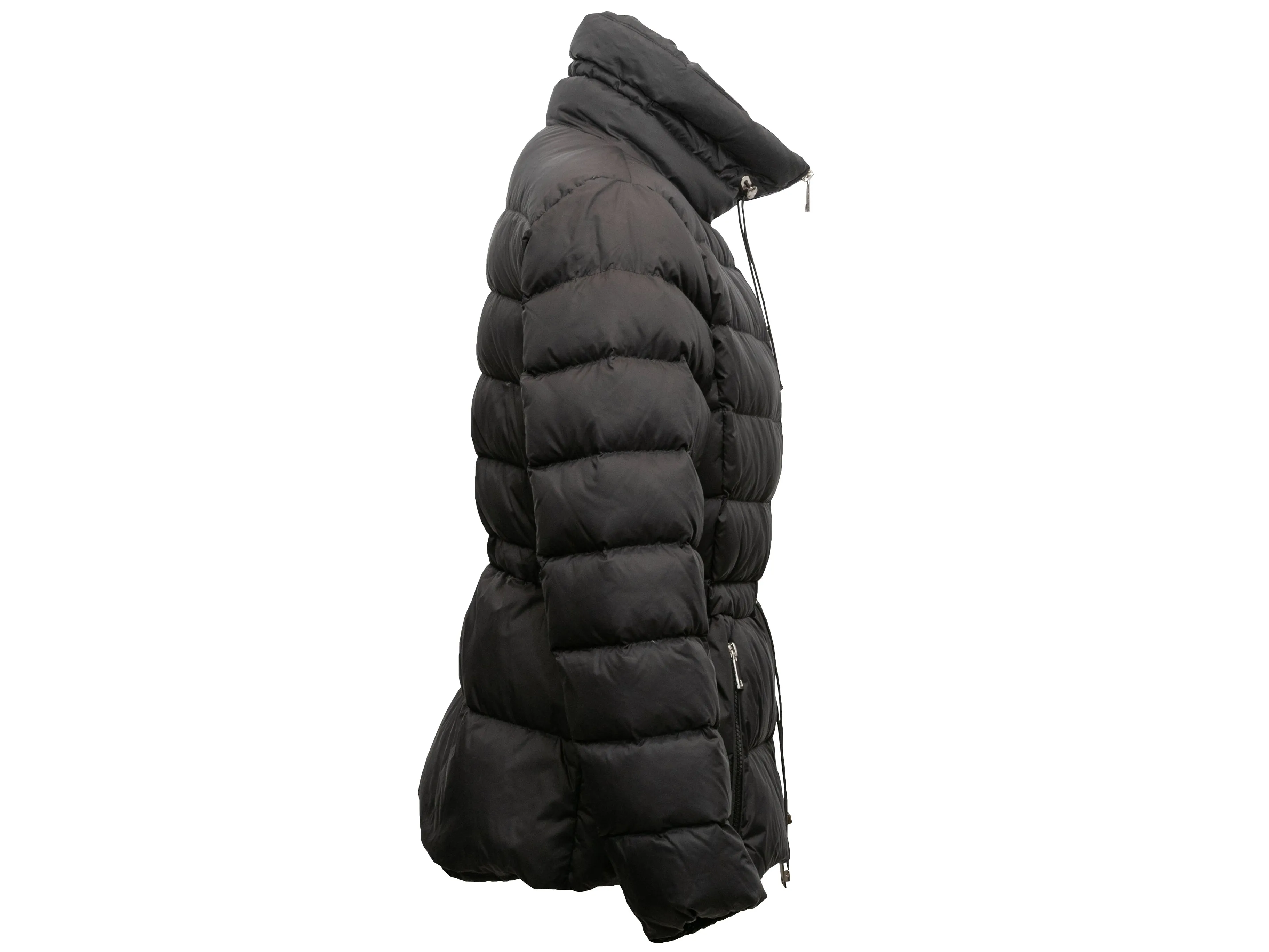 Black Moncler Marquer Down Puffer Jacket Designer Size 2