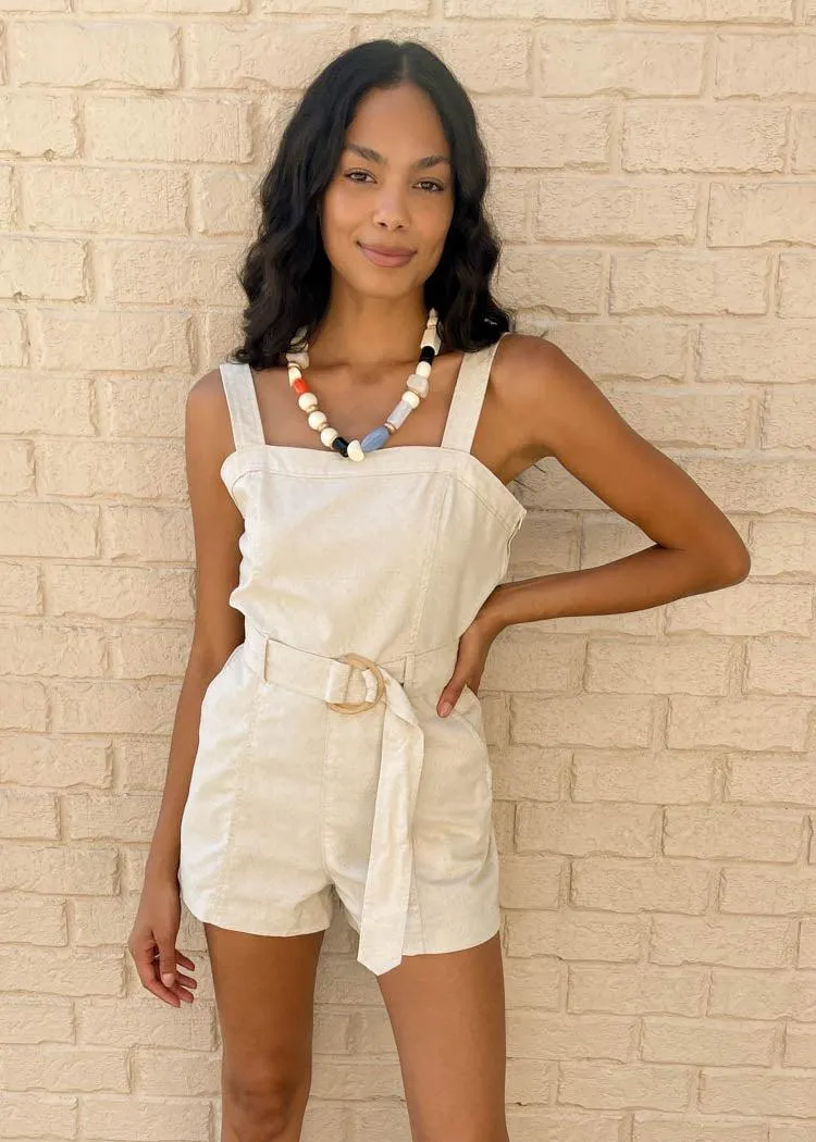 Blank NYC Sandshell Romper-***FINAL SALE***|Extra 25% off w/code:summer25|