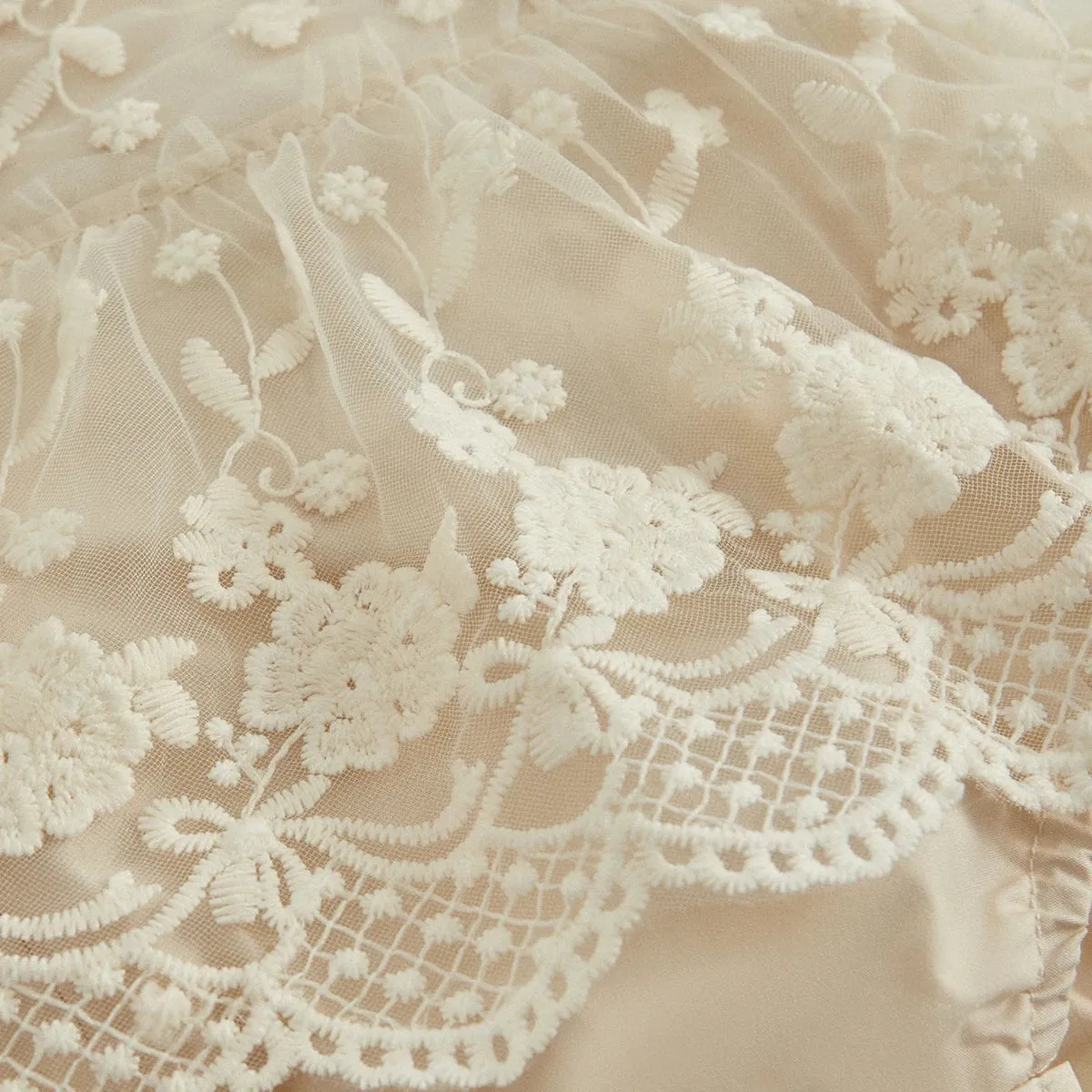 Bohemian Beige or White Lace Baby Dress Romper for Special Occasion, One Year Birthday Cake Smash Outfit Girl
