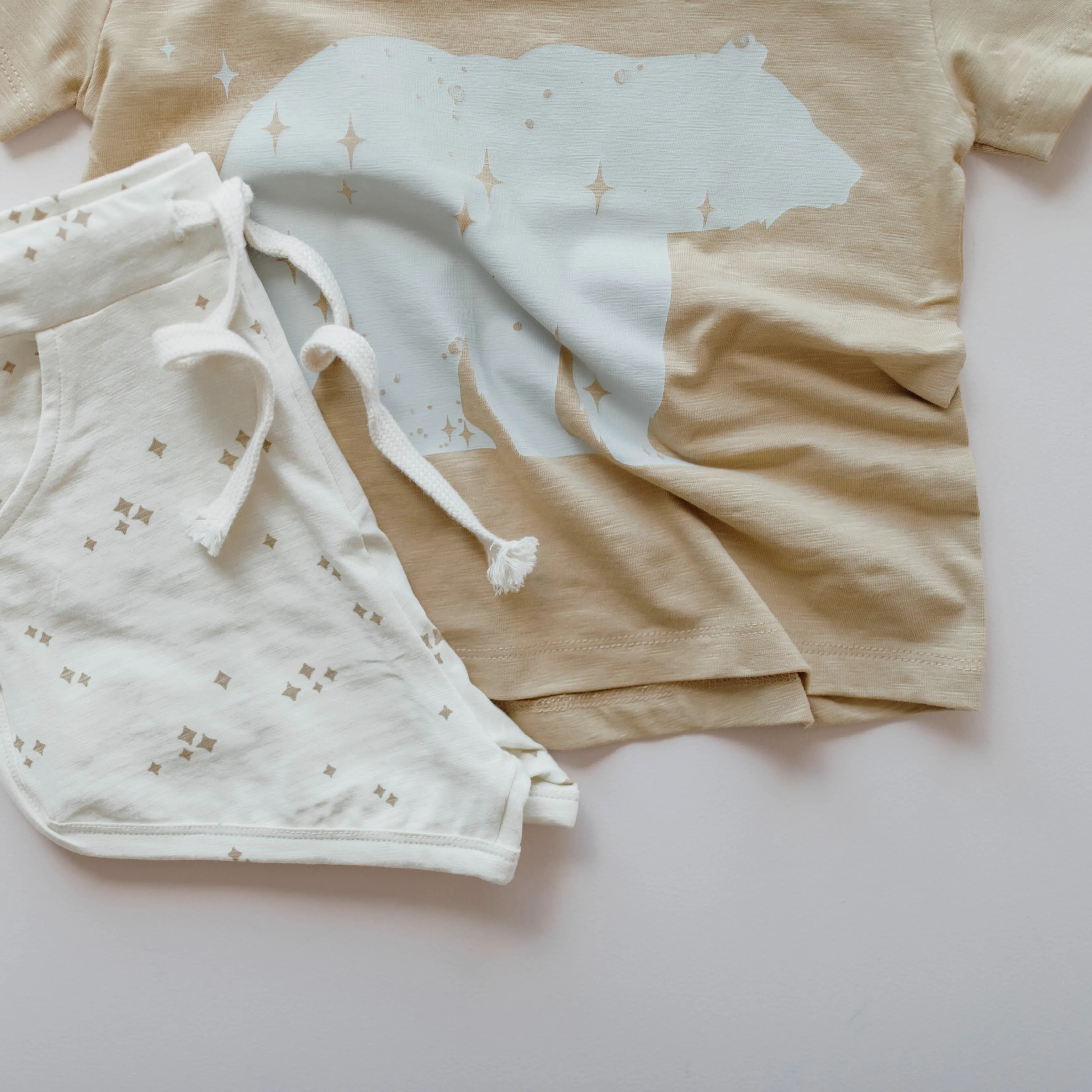Buck and Baa Organic Shorts - Stardust