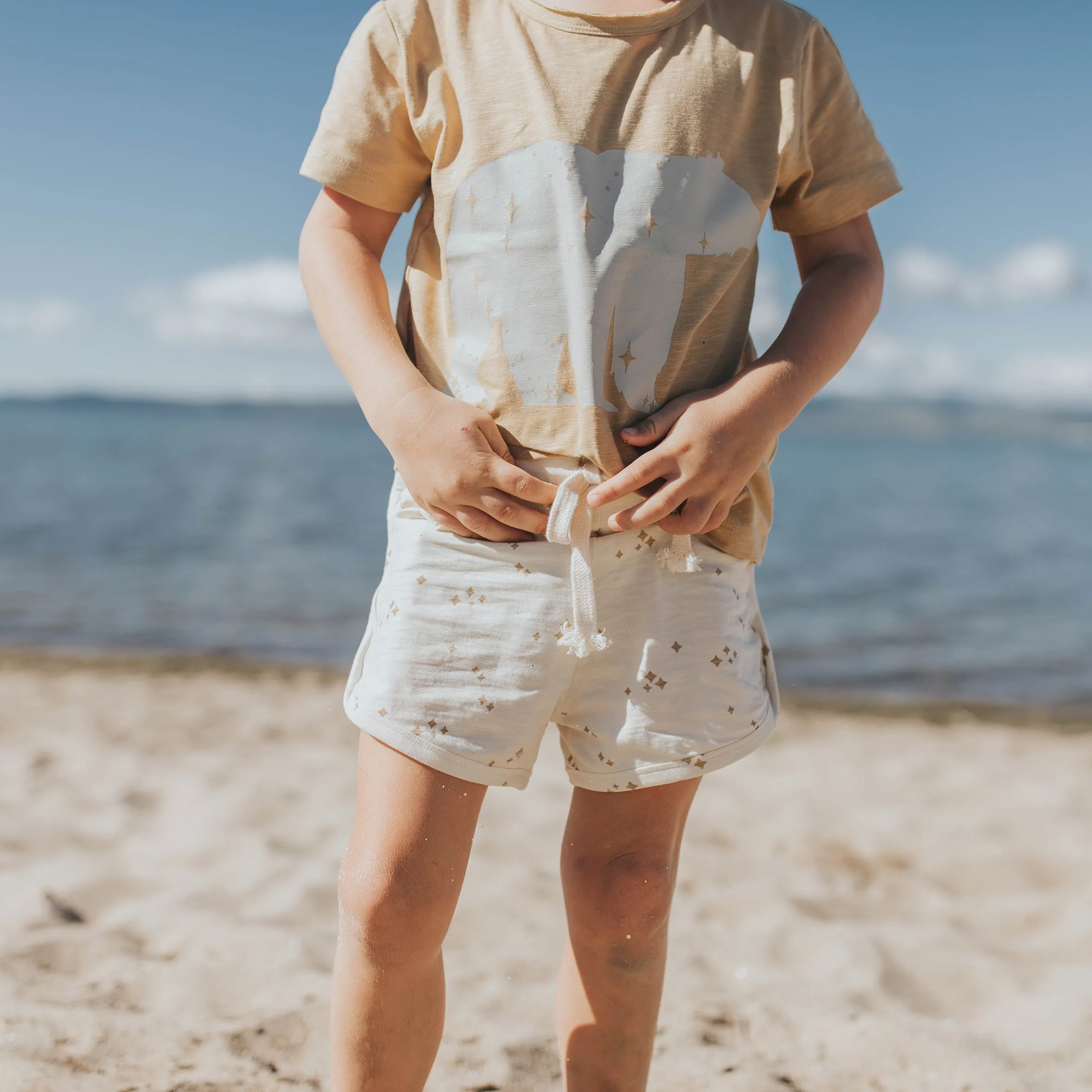 Buck and Baa Organic Shorts - Stardust