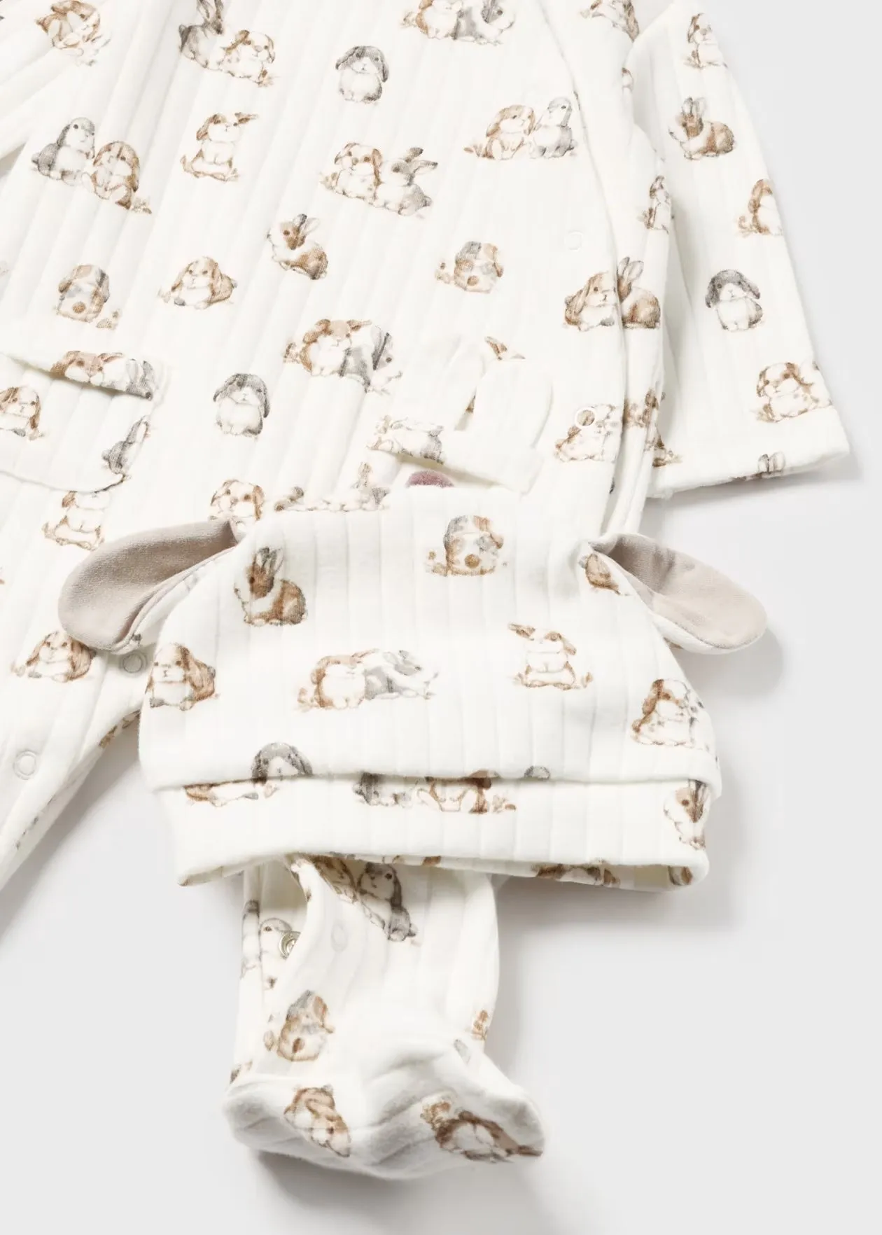 Bunny Baby Romper & Hat