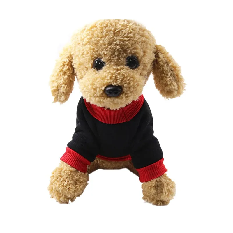 Chinese Characters Winter Soft Fleece Sweatshirt For Small Dogs
