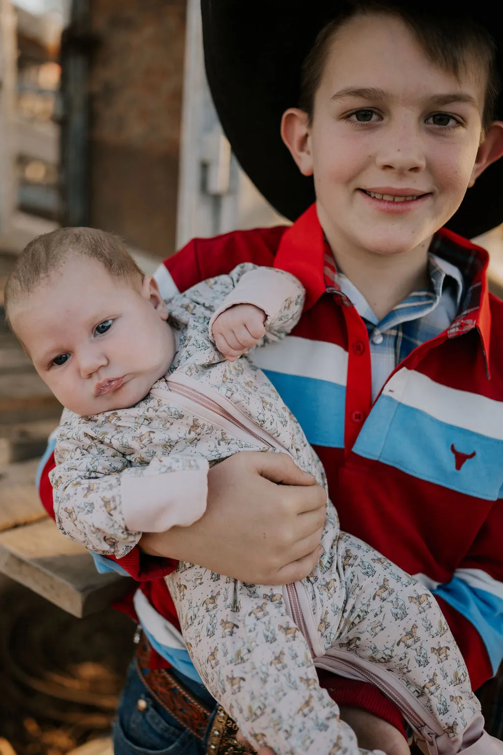Cowgirl Longhorn Jersey Cotton Onesie