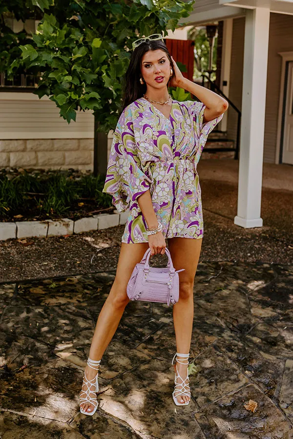 Flirty Moments Floral Romper