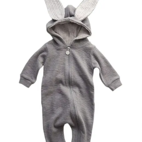 Grey Organic Bunny Suit