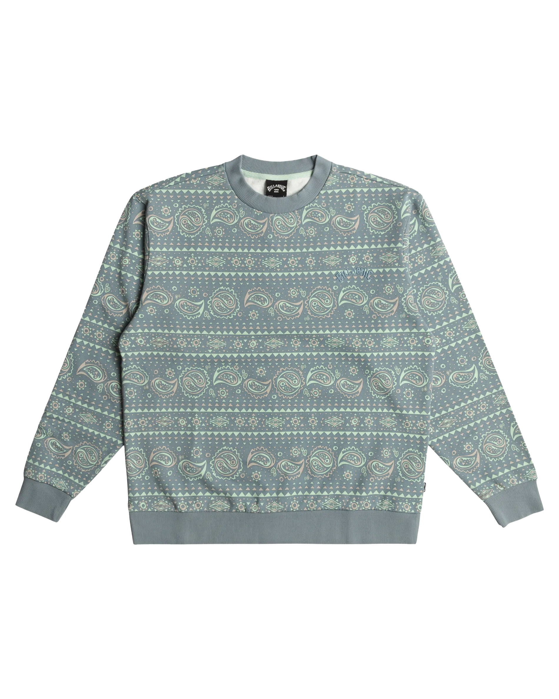 Halfrack Sweatshirt in Washed Blue