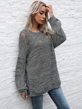 Hollow Pullover Sweater