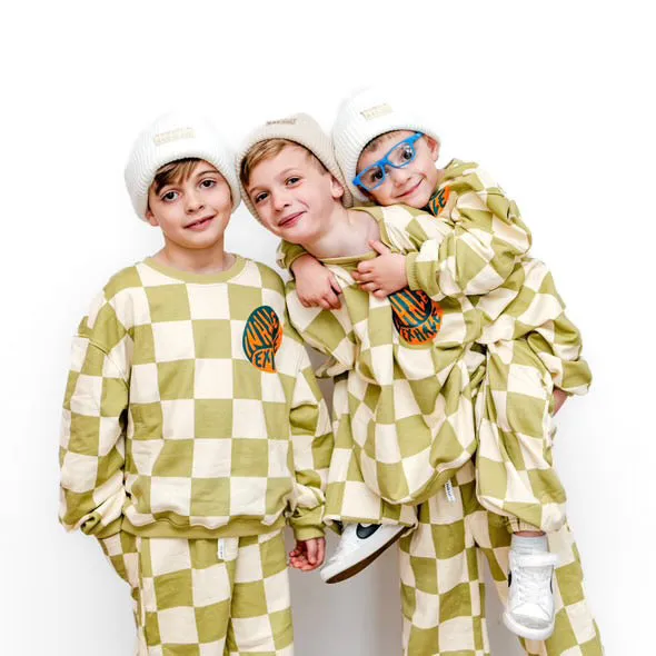INHALE EXHALE | PRINTED FRONT   BACK | oversized drop shoulder pullover | KIDS