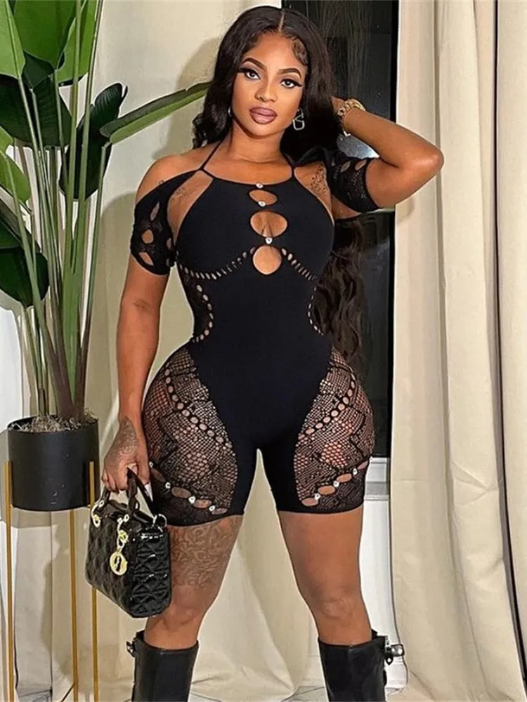 Jennie Rhinestone Romper