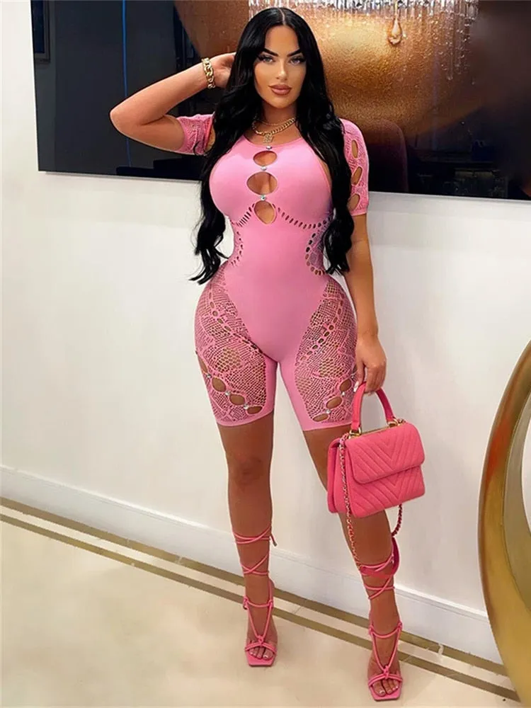 Jennie Rhinestone Romper