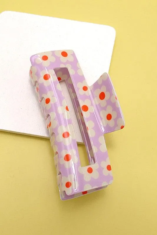 Jumbo Daisy Hair Claw Clip