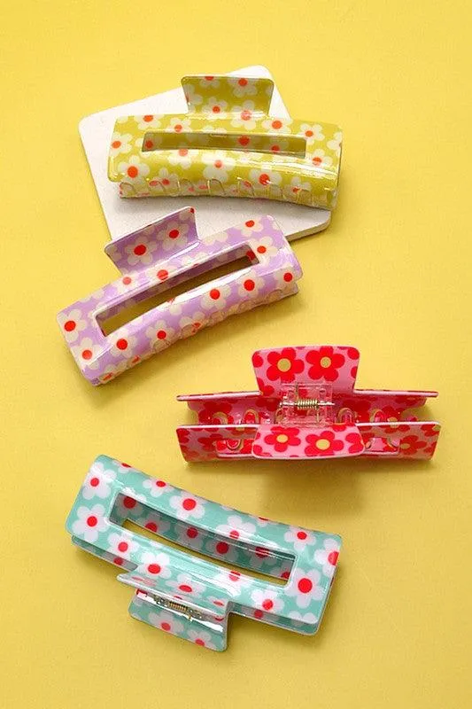 Jumbo Daisy Hair Claw Clip