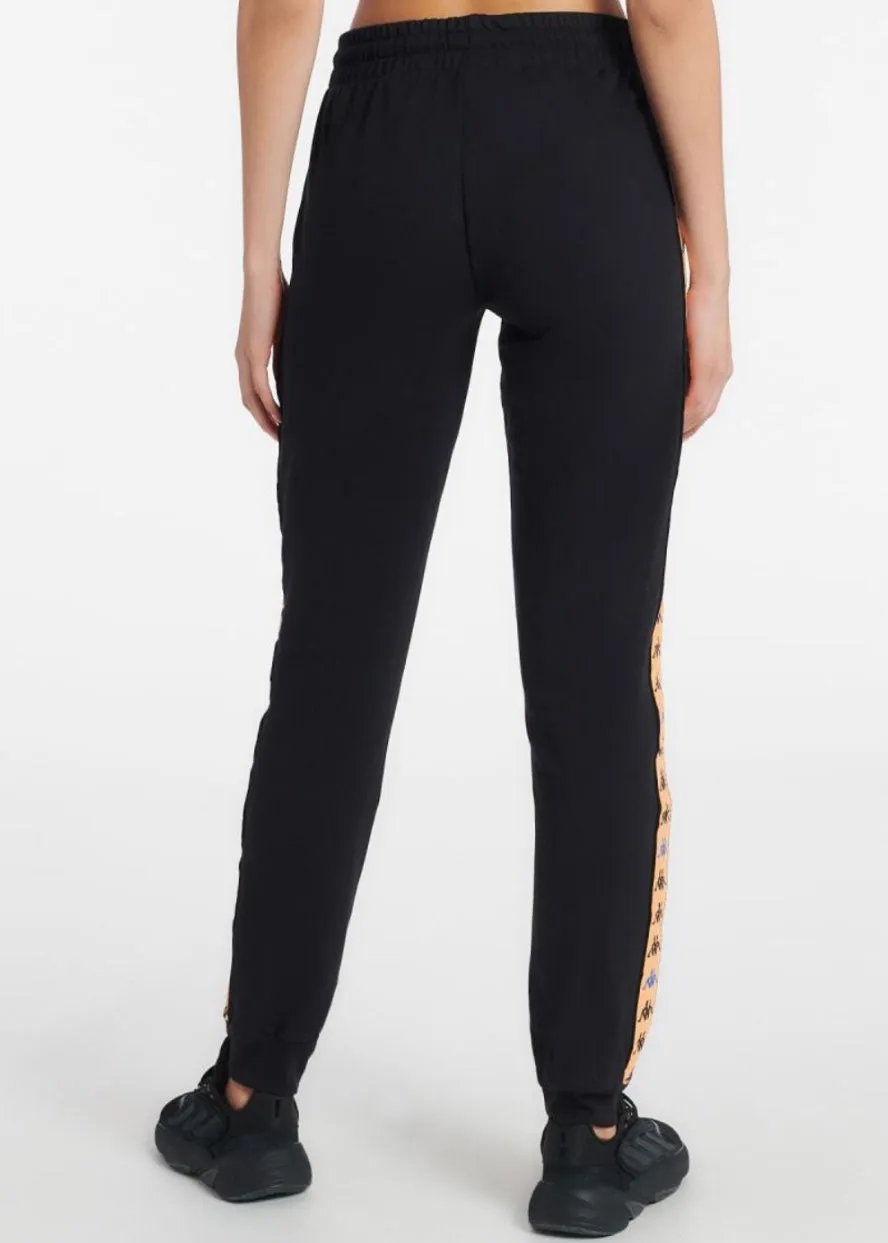 Kappa 222 Banda Iakora Sweatpants (Black/Orange/Blue) 321776W