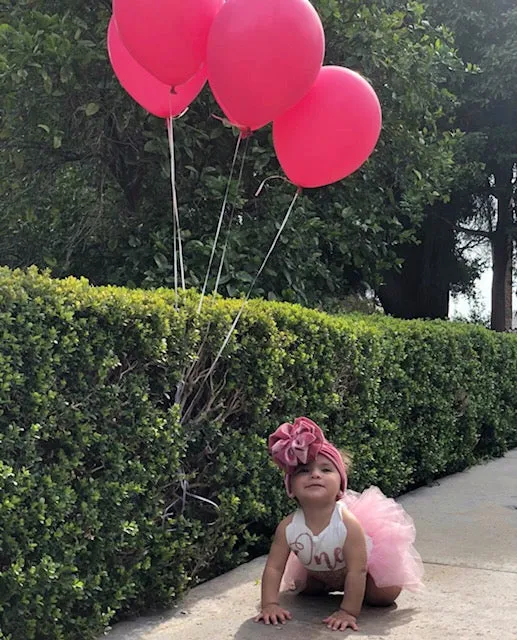 Kryssi Kouture Exclusive Girls First Birthday Darling Dazzle Rose Gold 1st Birthday TUTU Romper