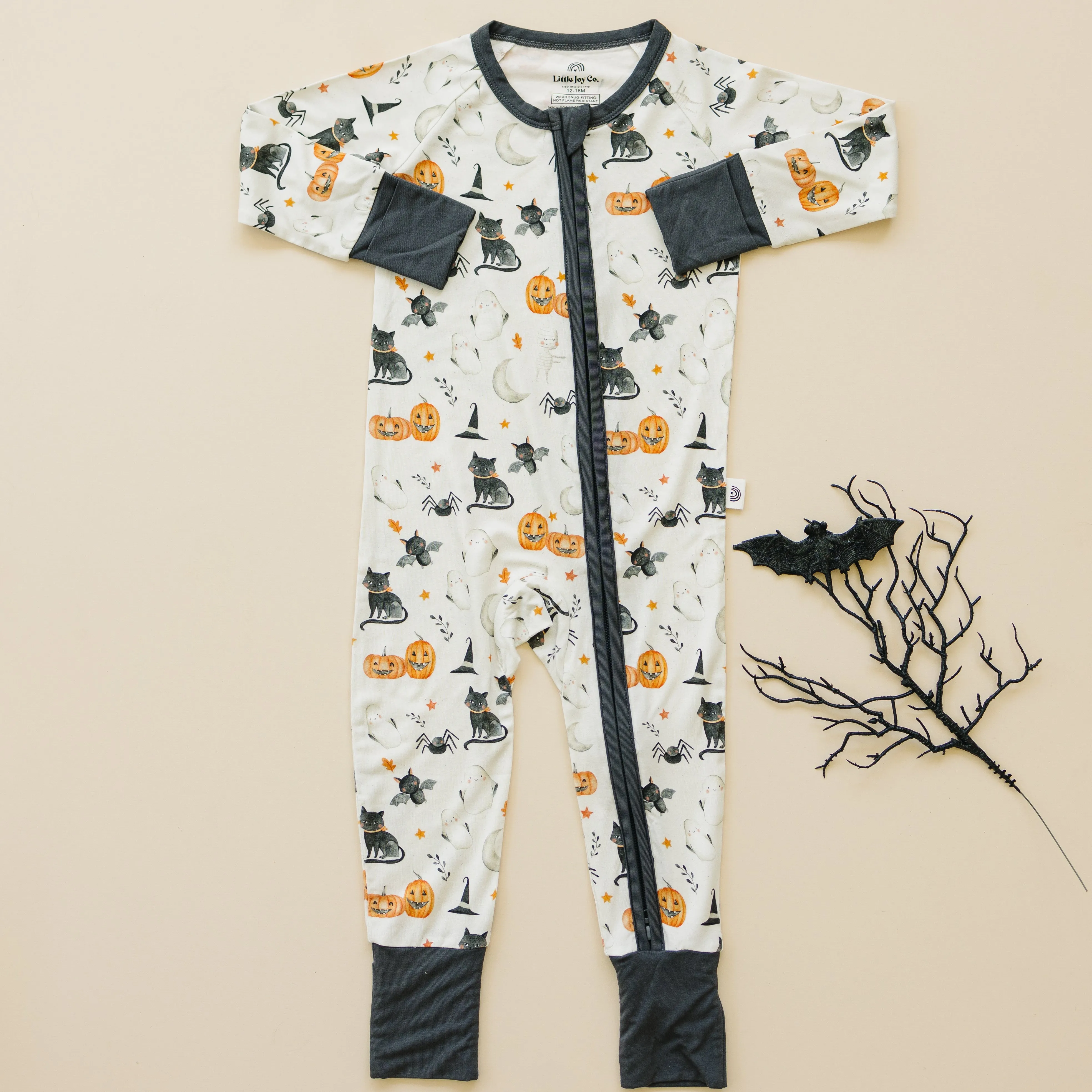 Little Joy Co. Zippy Romper - Boo Crew