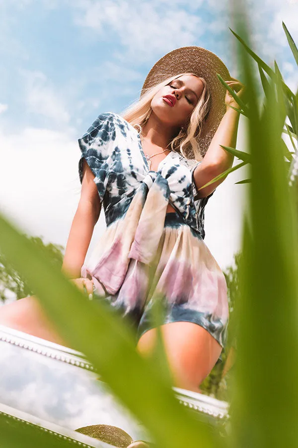 Love Triangle Tie Dye Romper