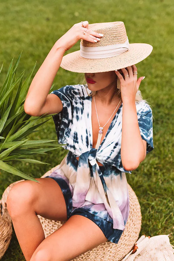Love Triangle Tie Dye Romper