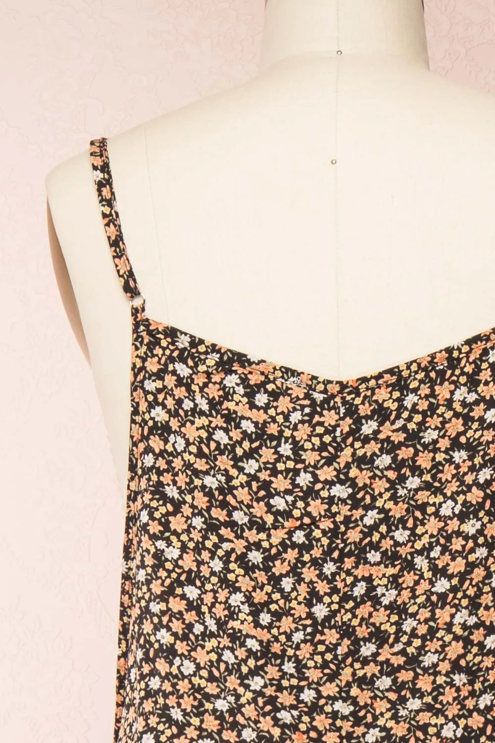 Mensae | Floral Patterned Wide Leg Jumpsuit