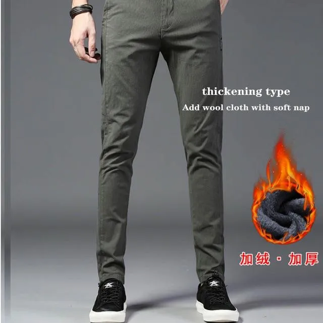 Mid weight Straight Full Length Pants