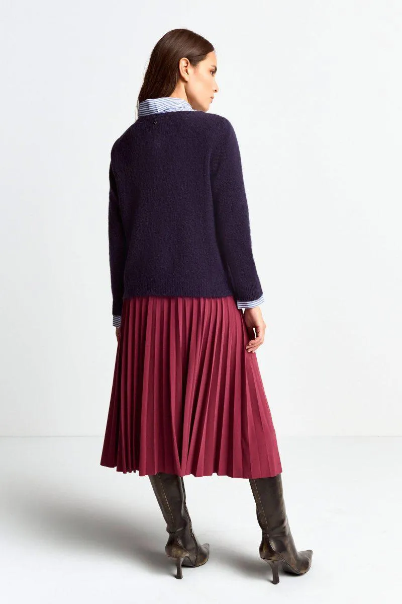 Nahtloser Strickpullover
