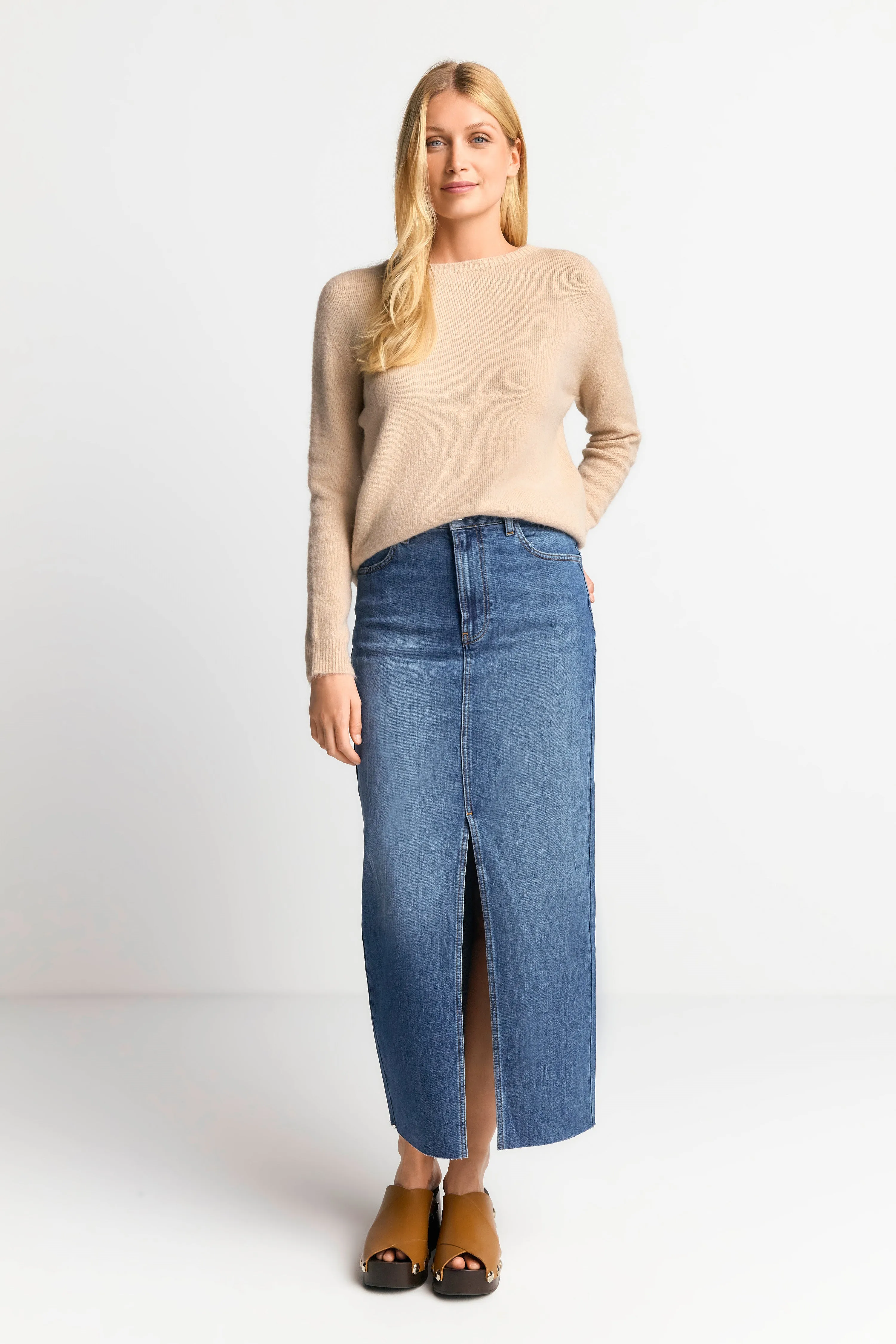 Nahtloser Strickpullover