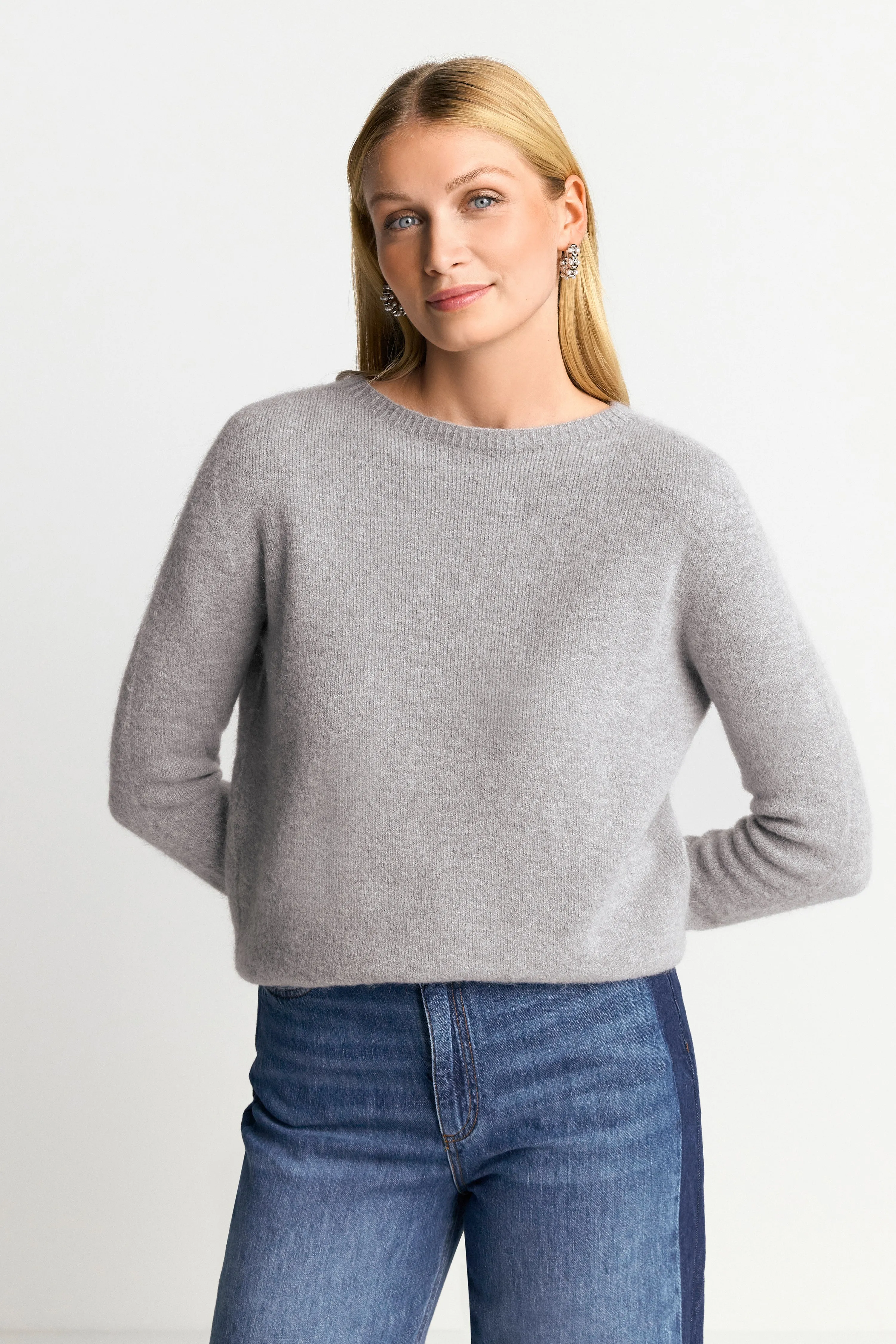 Nahtloser Strickpullover